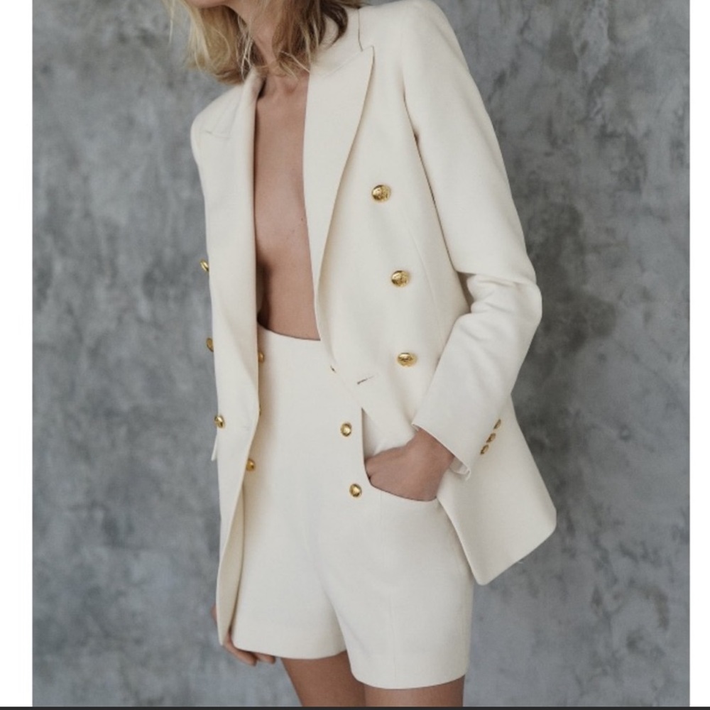 Zara Double Breasted Blazer